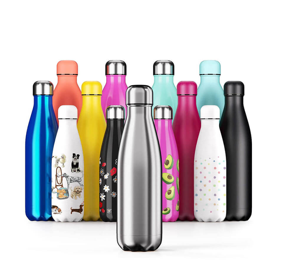 stainless steel sports insulated water bottle