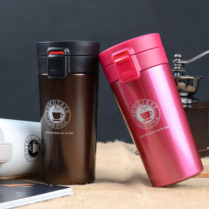 Wholesale 12Oz Vacuum Insulated Coffee Mug Double Wall Stainless Steel Insulated Tumbler With Lid