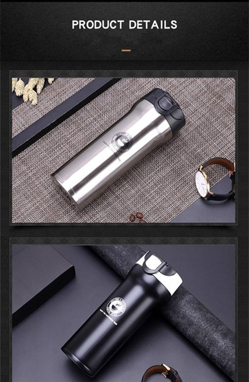 Wholesale Double Wall stainless steel thermal coffee mug With Lid
