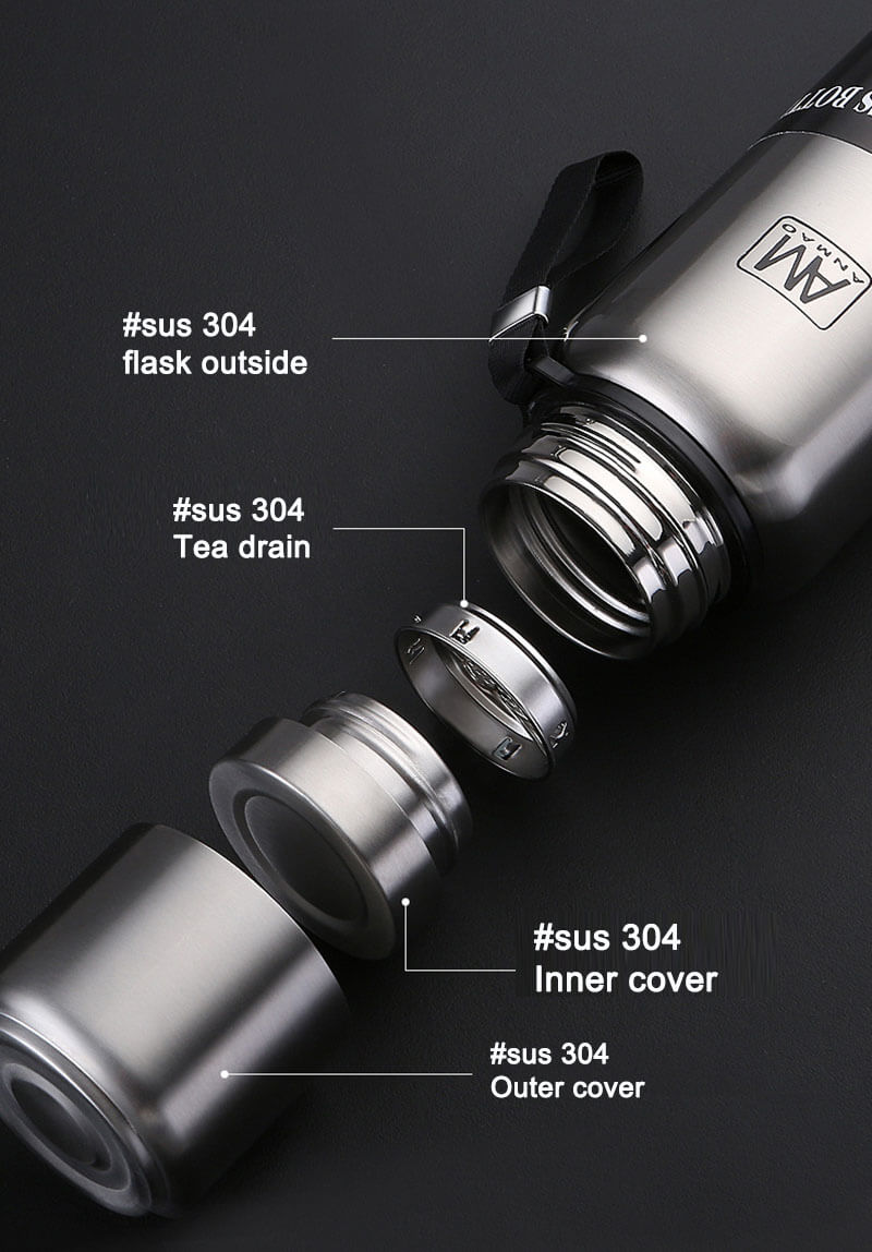 wholesale stainless steel vacuum insulated outdoor camping water bottle