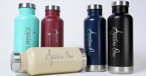 How To Make Logo On Insulated Water Bottle