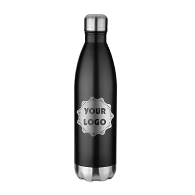 insulated water bottle logo make by laser
