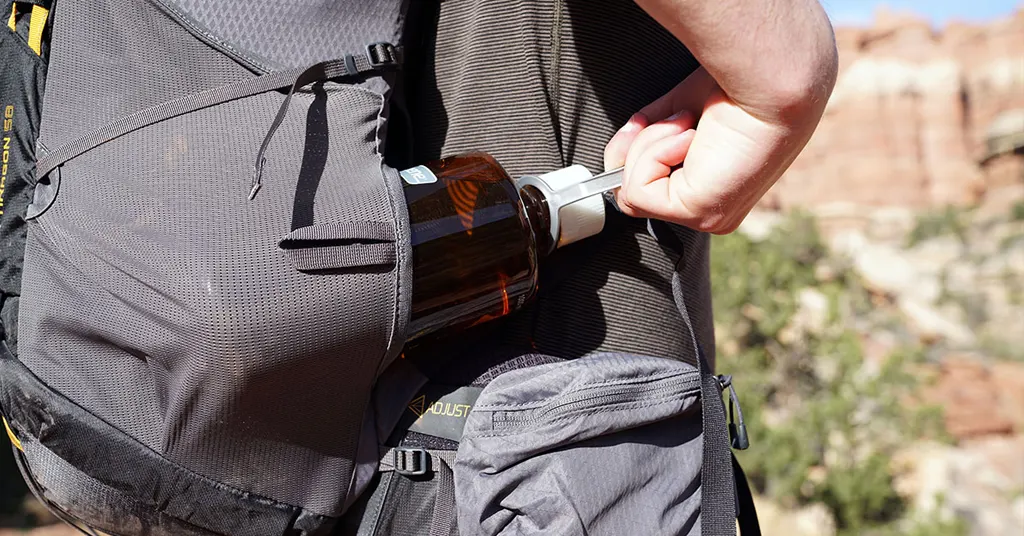 insulated water bottle for Hiking