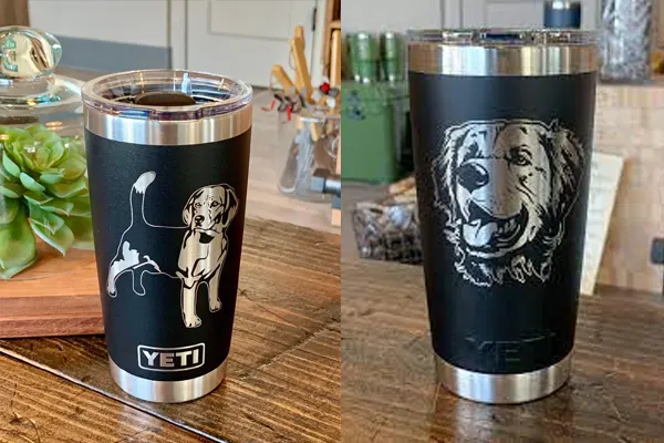 Laser Engravings Yeti Tumbler