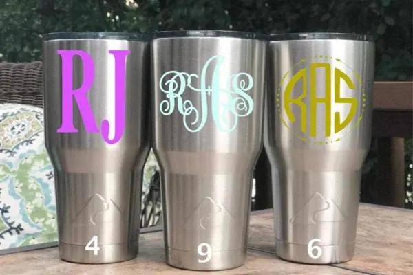 Vinyl Decals Yeti Tumbler